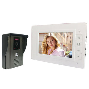 7inch Tft Lcd Screen Video Door Phone Video Intercome Doorbell Night-Vision Cmos Outdoor Security Camera Home Security