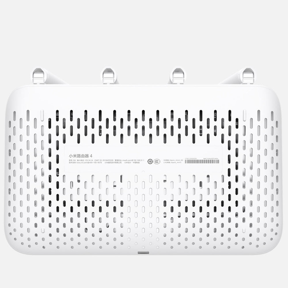 Original Xiaomi Router 4 Wifi Repeater 2.4G 5GHz 1167Mbps Fiber-optic Full Gigabit Smart Router 128MB MiNet Fast Mi APP Connect