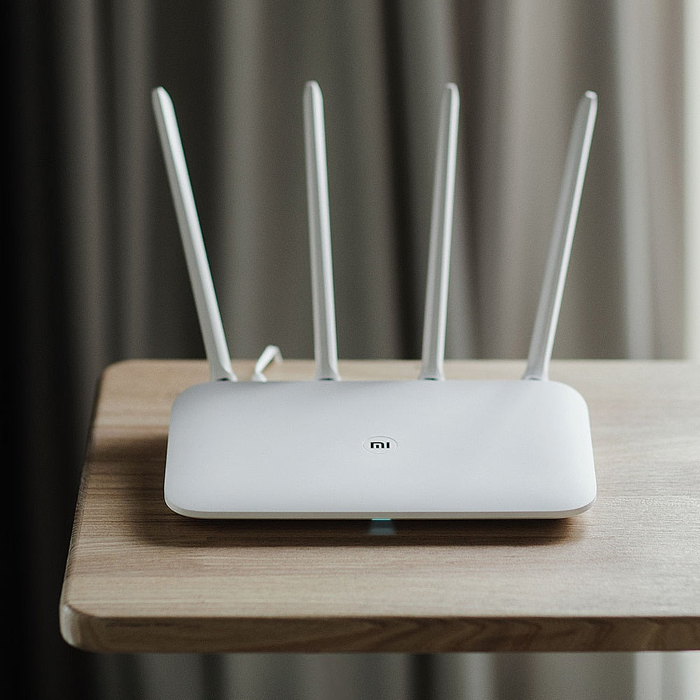 Original Xiaomi Router 4 Wifi Repeater 2.4G 5GHz 1167Mbps Fiber-optic Full Gigabit Smart Router 128MB MiNet Fast Mi APP Connect