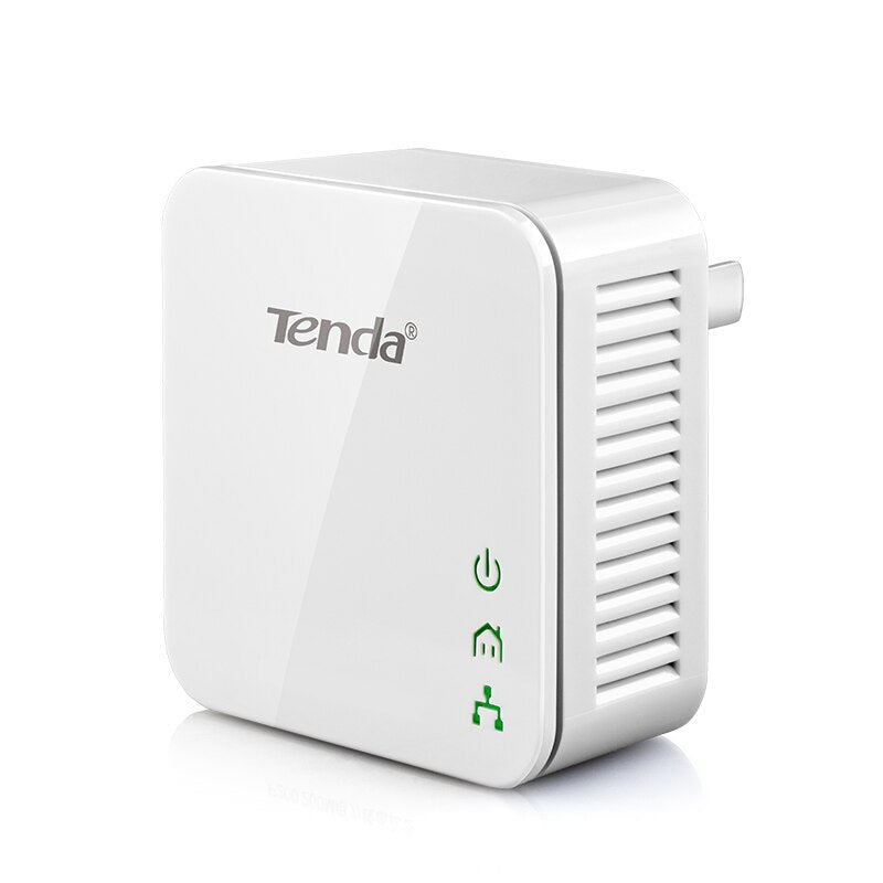 Tenda 1Pair P202 Mini 200Mbps PowerLine Ethernet Adapter,PLC adapter, Compatible with Wireless Wifi Router, IPTV, Plug and Play