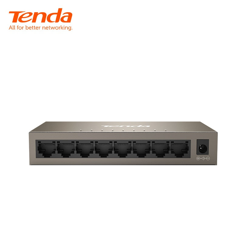 Tenda TEG1008M 8 Ports 10/100/1000Mpbs Gigabit Ethernet Switch,Ethernet Network Switch,Auto MDI/MDIX,VLAN