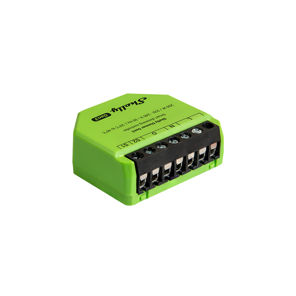 Shelly Dimmer Gen3 – basiscomponent van DMD Slimme Dimmer Ready