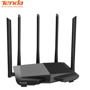 Tenda Wireless AC1200 WiFi Router with 2.4G/5.0G High Gain Antenna Home Coverage Dual Band Wireless Router,App Control