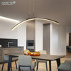 Remote control Modern Pendant Lights For Kitchen Dining room cord Hanging Ceiling Lamps deco maison halat avize lustre pendente