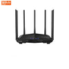 Tenda AC11 Gigabit Wifi Router 1200Mbps Wifi Repeater Dual band 2.4G/5G 1 WAN+3 LAN Gigabit Ports 5*6 dbi Gain Antenna 1GHz CPU