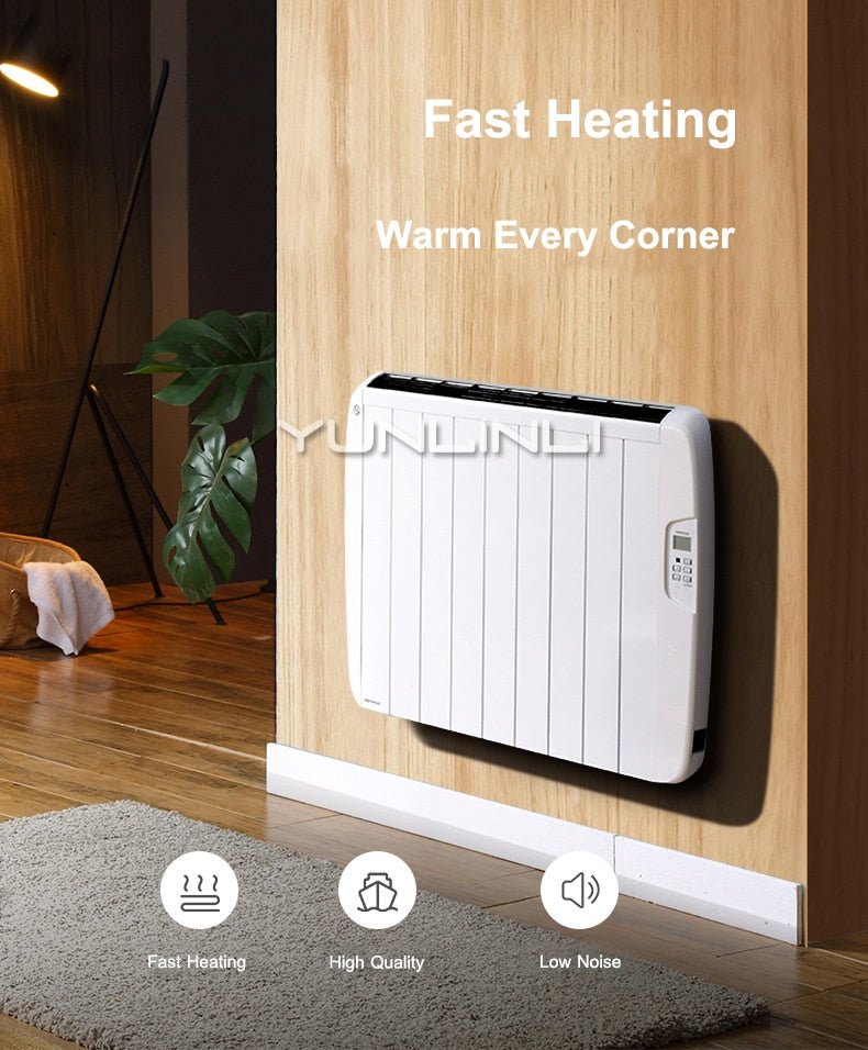 Household Wall Convector Heater 2200W Electric Heater for Home Fast Air Warmer Silent Power Saving CA220DB