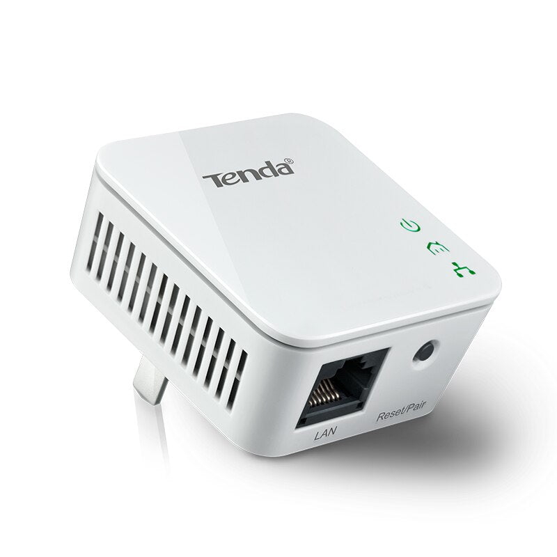 Tenda P202+PA202 Mini 300Mbps PowerLine Ethernet Adapter,PLC adapter, Compatible with Wireless Wifi Router, IPTV, Plug and Play