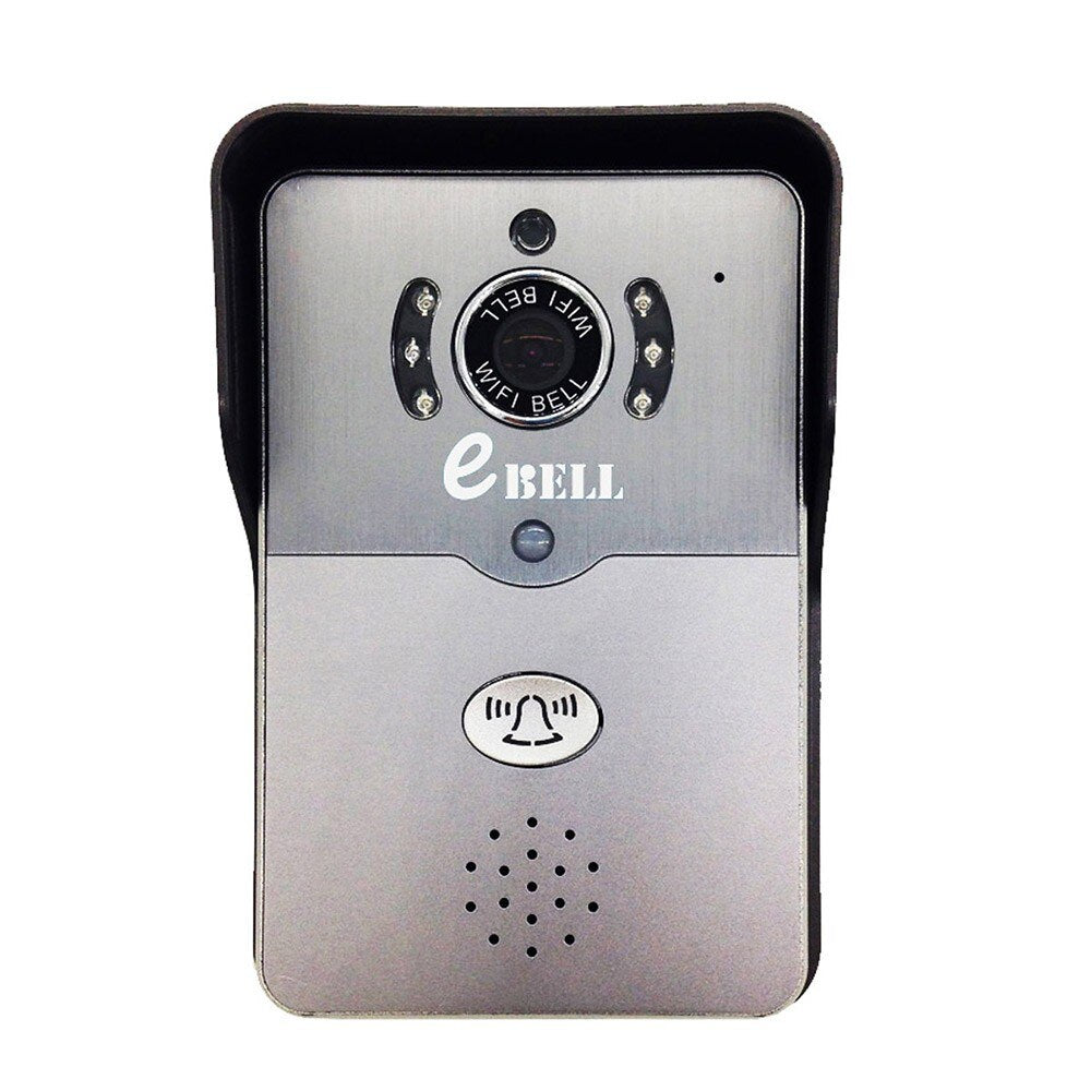 Home use Smart WIFI Wireless Doorbell Two way Video Recorder Door Phone APPs Unlock and Communication Intercom system PIR alarm